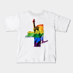 Lady of Pride New York WPH MEDIA Kids T-Shirt